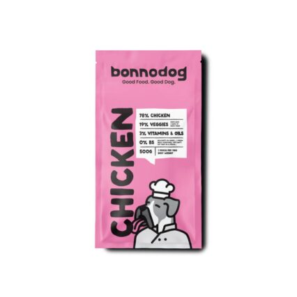 Bonnodog Gently Cooked Frozen Dog Food Chicken