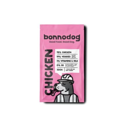 Bonnodog Gently Cooked Frozen Dog Food Chicken