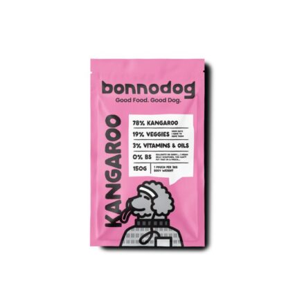 Bonnodog Gently Cooked Frozen Dog Food Kangaroo