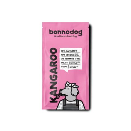 Bonnodog Gently Cooked Frozen Dog Food Kangaroo