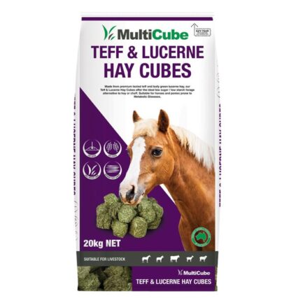 Multicube Pasture Lucerne Teff Hay Cubes Horse Food