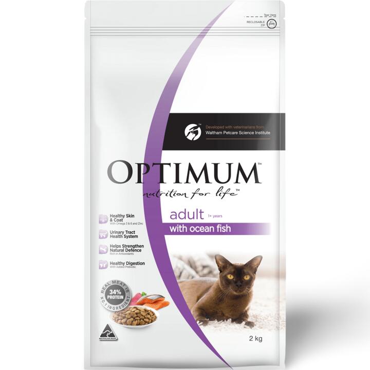 Optimum Adult 1 Plus With Oceanfish Dry Cat Food 1 Optimum Adult 1 Plus With Oceanfish Dry Cat Food