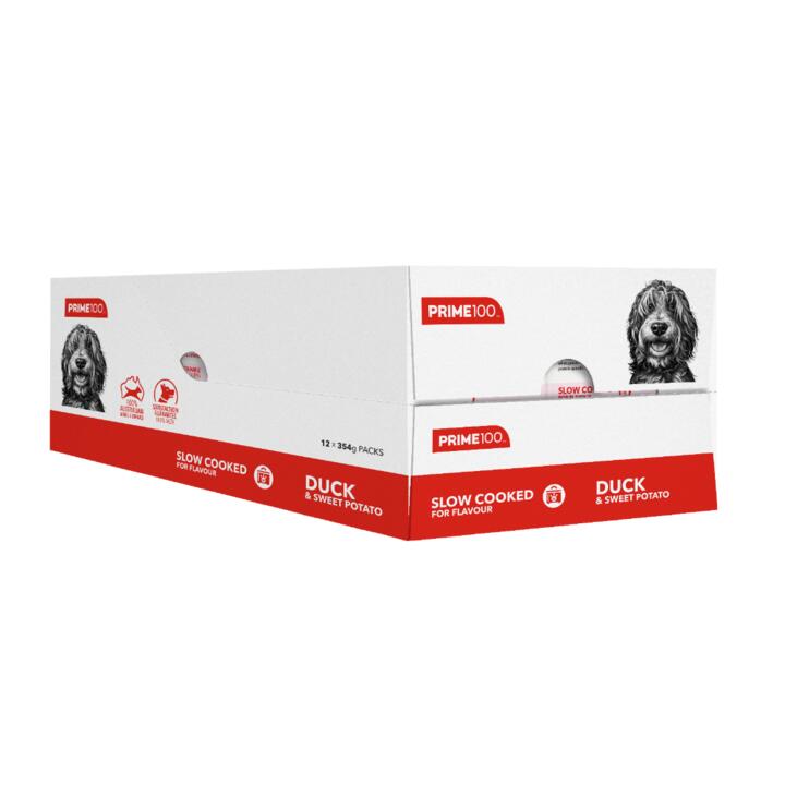 Prime100 Spd Duck And Sweet Potato Slow Cooked Wet Dog Food 1 Prime100 Spd Duck And Sweet Potato Slow Cooked Wet Dog Food