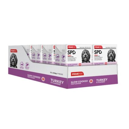 Prime100 Spd Turkey And Flaxseed Slow Cooked Wet Dog Food