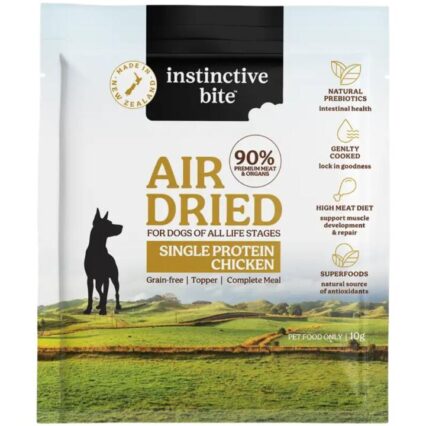 Instinctive Bite Single Protein Chicken Air Dried Dog Food
