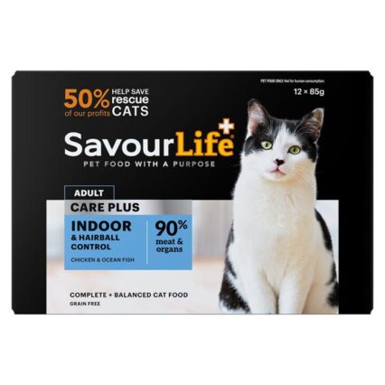 Savourlife Indoor And Hairball Control Chicken Ocean Fish Adult Wet Cat Food