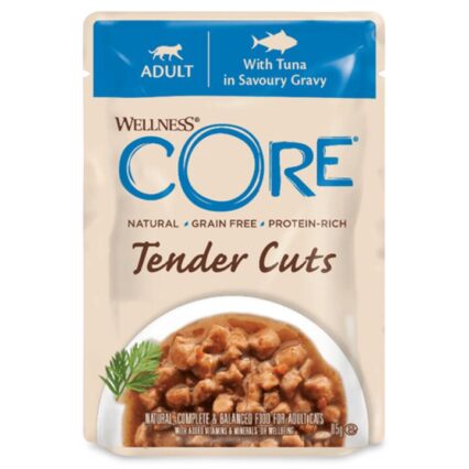 Wellness Core Tender Cuts With Tuna In Savoury Gravy Wet Cat Food