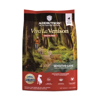 Addiction Dry Dog Food Review - Viva La Venison