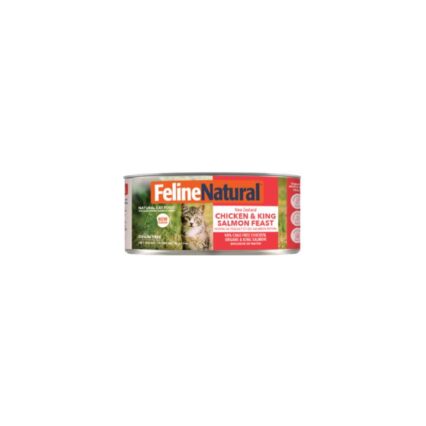 Feline Natural Chicken And King Salmon Feast Canned Wet Cat Food