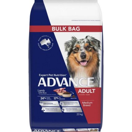 Advance Medium Adult Dry Dog Food Lamb With Rice
