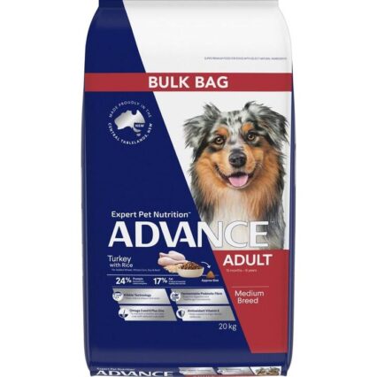Advance Medium Adult Dry Dog Food Turkey With Rice