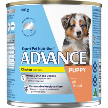 Advance Puppy Plus Growth Chicken And Rice Wet Dog Food Cans