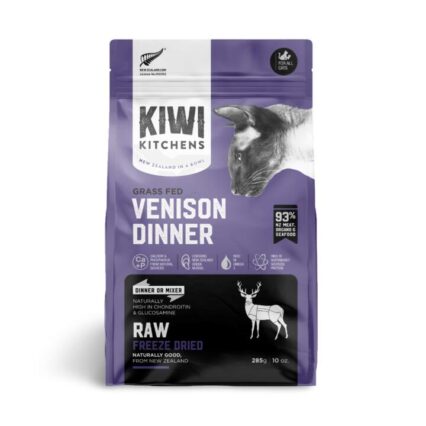 Kiwi Kitchens Freeze Dried Venison Dry Cat Food