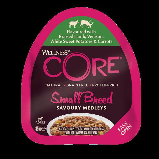 Wellness Core Savoury Medleys Lamb And Venison Flavoured Wet Dog Food 1 Wellness Core Savoury Medleys Lamb And Venison Flavoured Wet Dog Food