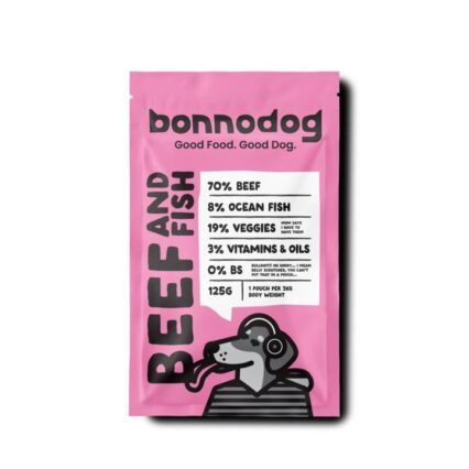 Bonnodog Gently Cooked Frozen Dog Food Beef