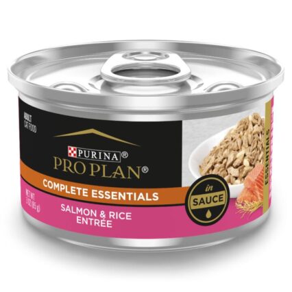 Pro Plan Wet Cat Food Adult Salmon Rice Entree