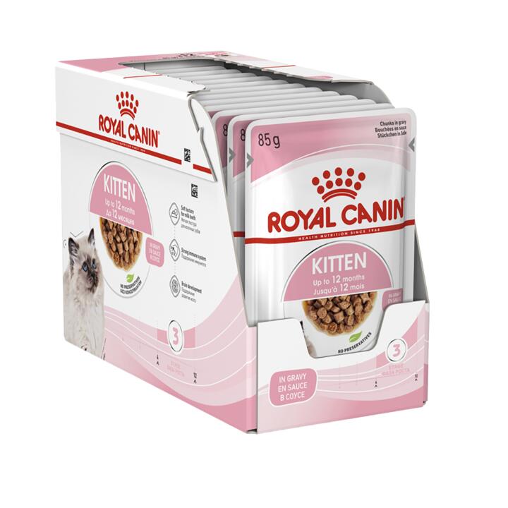 Royal Canin Kitten Instinctive Gravy Wet Cat Food Pouches 1 Royal Canin Kitten Instinctive Gravy Wet Cat Food Pouches