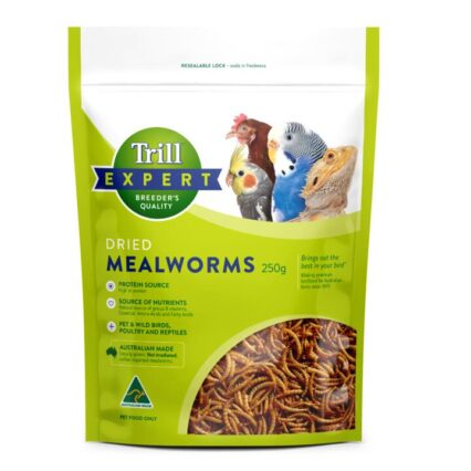 Trill Expert Dried Mealworms Bird Food
