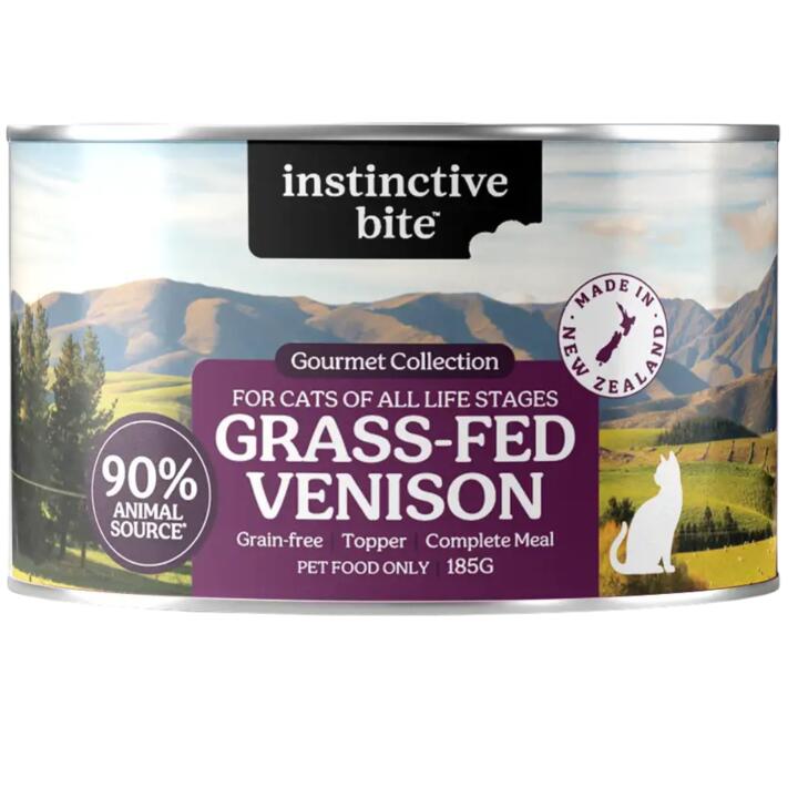Instinctive Bite Single Protein Venison Wet Cat Food 1 Instinctive Bite Single Protein Venison Wet Cat Food