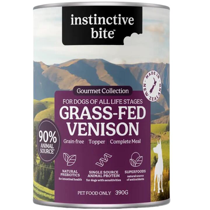 Instinctive Bite Single Protein Venison Wet Dog Food 1 Instinctive Bite Single Protein Venison Wet Dog Food