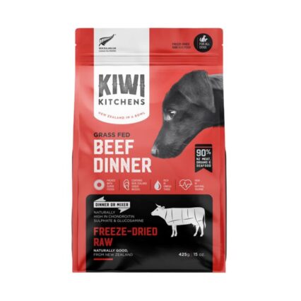 Kiwi Kitchens Freeze Dried Beef Dry Dog Food