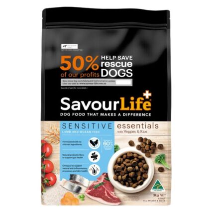 Savourlife Essentials Sensitive Lamb Ocean Fish Dry Dog Food