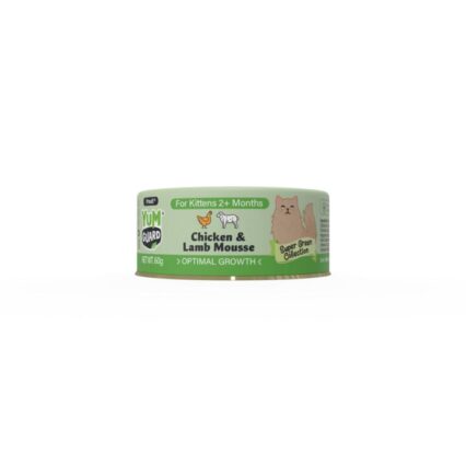 Yumguard Super Green Kitten Optimal Growth Chicken Lamb Canned Wet Cat Food