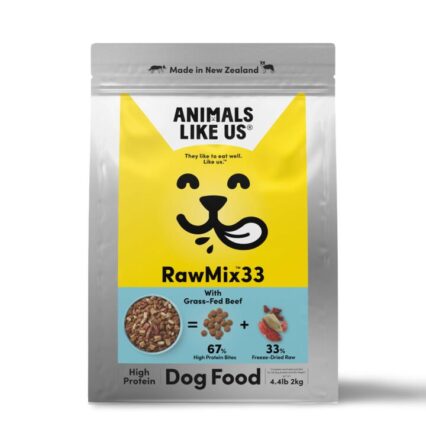 Animals Like Us Raw Mix 33 Grass Fed Beef Freeze Dried Dog Food