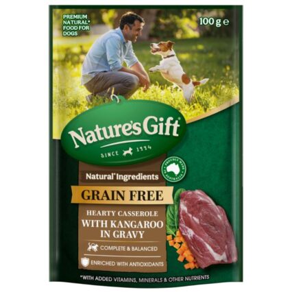 Natures Gift Beef And Roo Gravy Multipack Adult Wet Dog Food