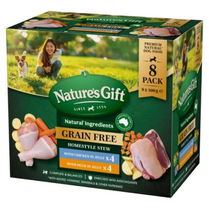 Natures Gift Chicken And Duck Jelly Multipack Adult Wet Dog Food