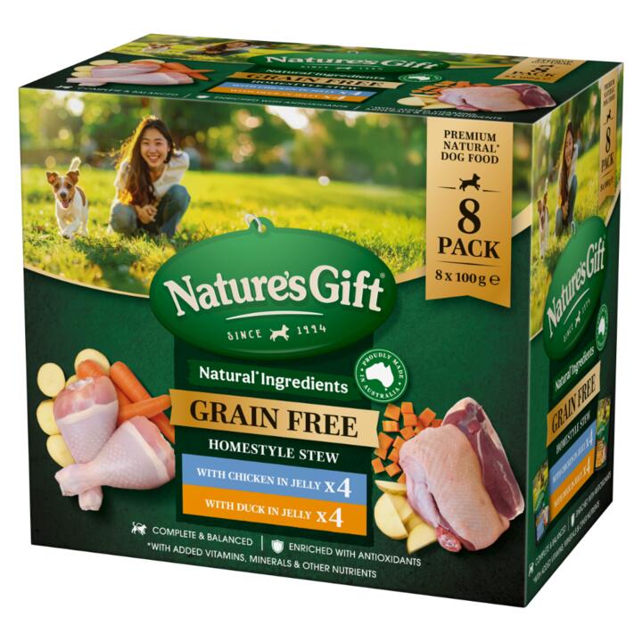 Natures Gift Chicken And Duck Jelly Multipack Adult Wet Dog Food 1 Natures Gift Chicken And Duck Jelly Multipack Adult Wet Dog Food
