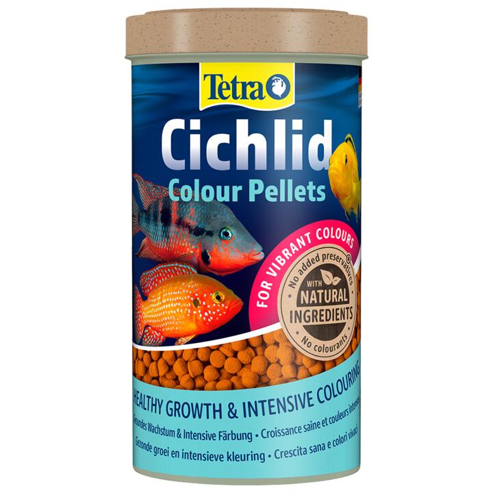 Tetra Cichlid Colour Pellets Freshwater Fish Food 1 Tetra Cichlid Colour Pellets Freshwater Fish Food