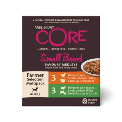 Wellness Core Savoury Medleys Farmers Selection Multipack Wet Dog Food