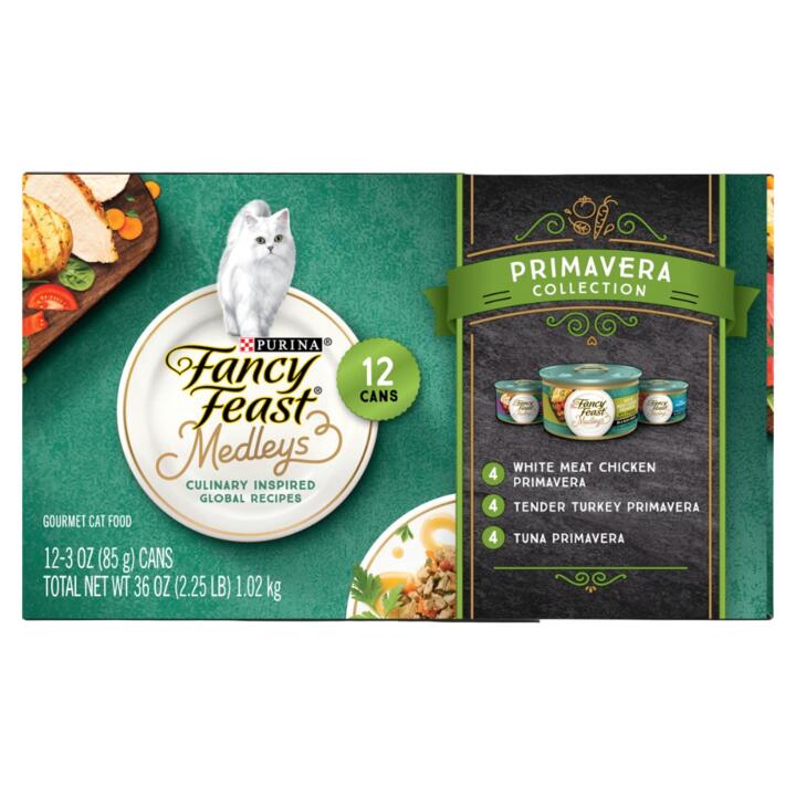 Fancy Feast Medleys Primavera Collection Variety Pack Wet Cat Food 1 Fancy Feast Medleys Primavera Collection Variety Pack Wet Cat Food