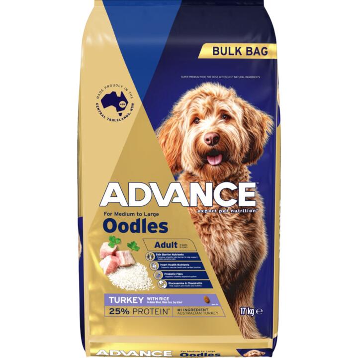 Advance Large Oodles Dry Dog Food Turkey With Rice 1 Advance Large Oodles Dry Dog Food Turkey With Rice