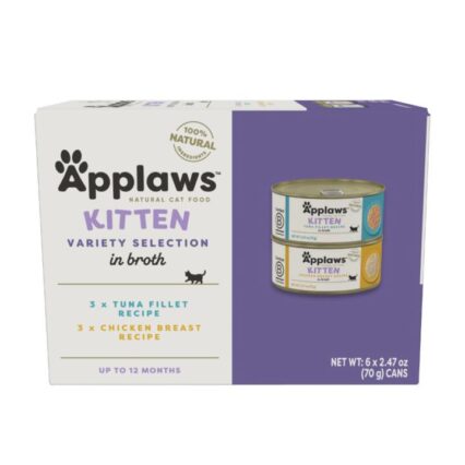 Applaws Natural Variety Selection In Broth Kitten Wet Cat Food Can