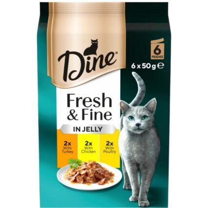 Dine Fresh And Fine Chicken Turkey Poultry In Jelly Wet Cat Food
