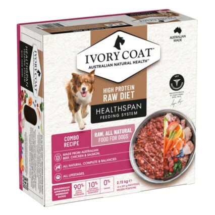 Ivory Coat Healthspan Combo Patties Dog Food