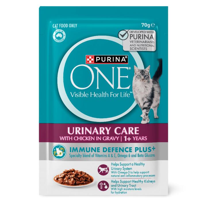 Purina One Adult Urinary Care Chicken In Gravy Wet Cat Food Pouches 1 Purina One Adult Urinary Care Chicken In Gravy Wet Cat Food Pouches