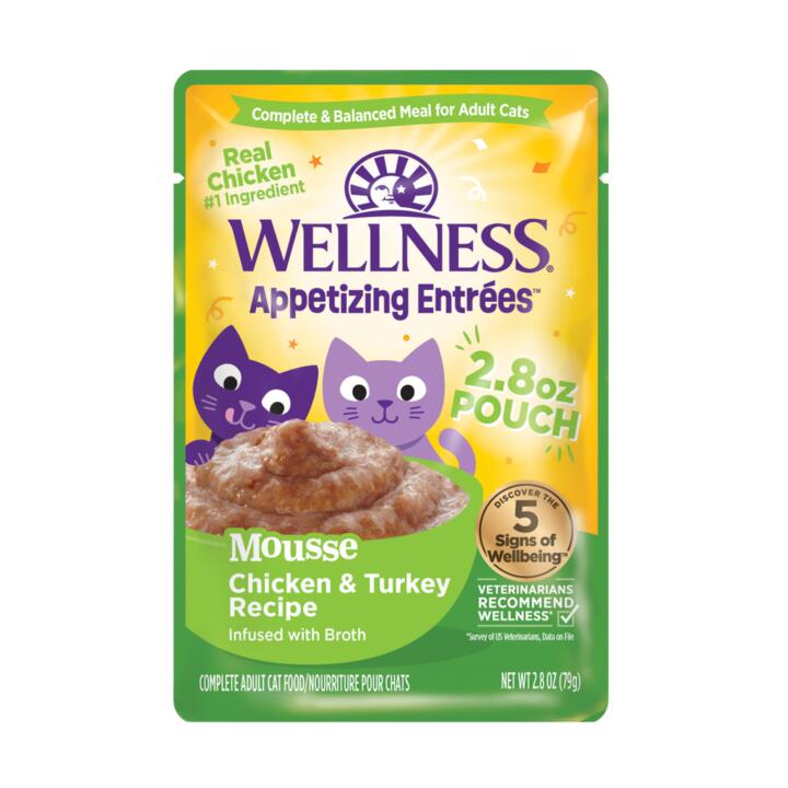 Wellness Appetising Entrees Mousse Chicken And Turkey Wet Cat Food 1 Wellness Appetising Entrees Mousse Chicken And Turkey Wet Cat Food