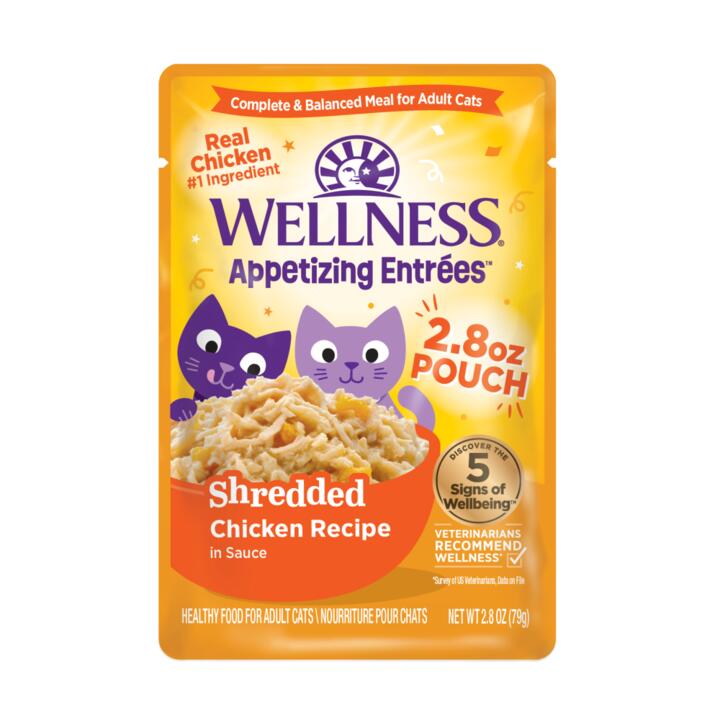 Wellness Appetising Entrees Shredded Chicken Wet Cat Food 1 Wellness Appetising Entrees Shredded Chicken Wet Cat Food