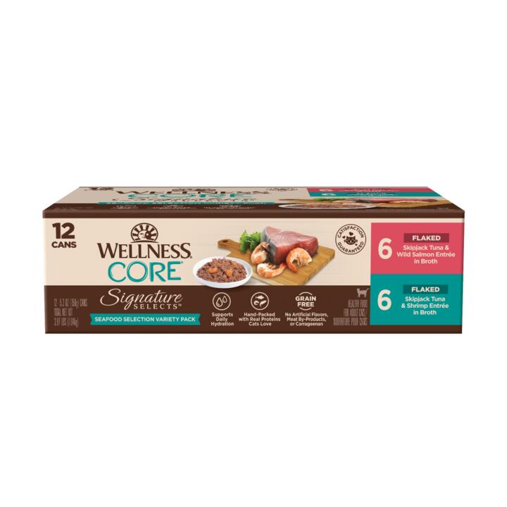 Wellness Signature Selects Seafood Selection Variety Pack Wet Cat Food 1 Wellness Signature Selects Seafood Selection Variety Pack Wet Cat Food