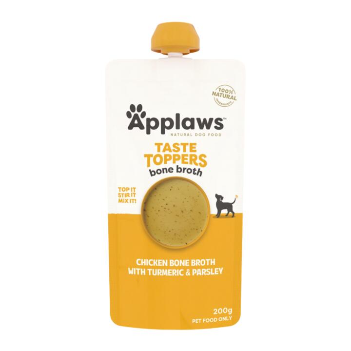 Applaws Taste Toppers Chicken Bone Broth Tumeric And Parsley Broth For Dogs 1 Applaws Taste Toppers Chicken Bone Broth Tumeric And Parsley Broth For Dogs