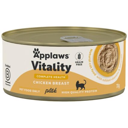 Applaws Vitality Complete Health Chicken Pate Adult Wet Cat Food