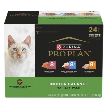 Pro Plan Adult Indoor Balance Variety Pack Wet Cat Food