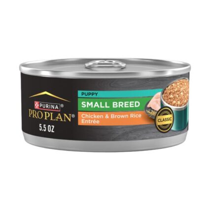 Pro Plan Puppy Small Breed Chicken And Brown Rice Entree Wet Dog Food