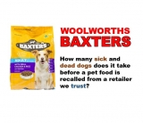 Woolworths Baxters Dog Food – Sick/Deceased Dog Reports